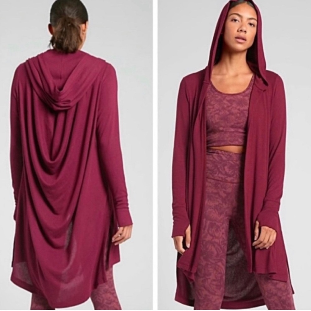 Athleta- Harmony Wrap with Hood- Medium